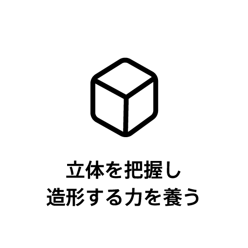 立体を把握し造形する力を養う